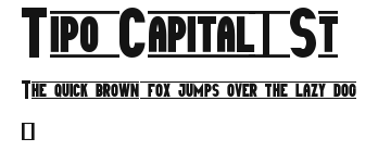 Tipo Capital1 St Preview