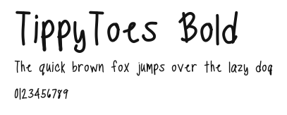TippyToes Bold Preview
