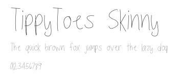 TippyToes Skinny Preview
