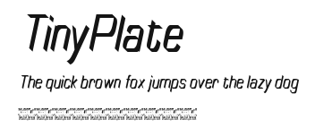 TinyPlate Preview