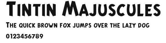 Tintin Majuscules Preview