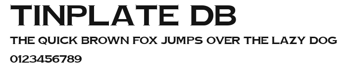 TinPlate DB Preview