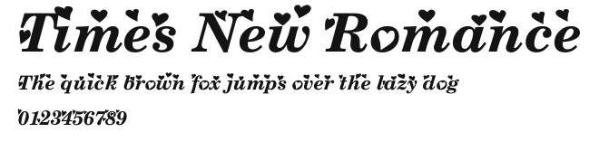Times New Romance Preview