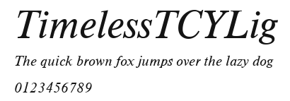 TimelessTCYLig Preview