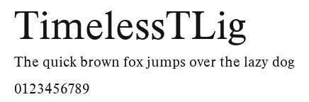 TimelessTLig Preview