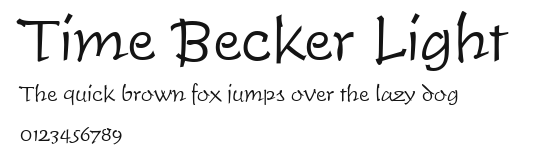 Time Becker Light Preview