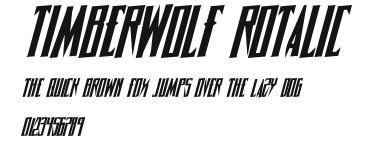 Timberwolf Rotalic Preview