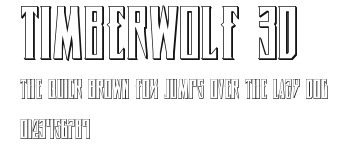 Timberwolf 3D Preview
