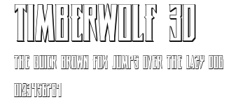 Timberwolf 3D Preview