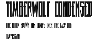 Timberwolf Condensed Preview