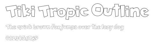 Tiki Tropic Outline Preview