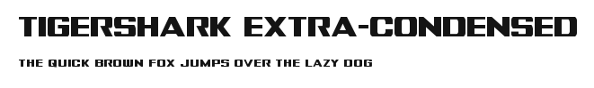 Tigershark Extra-Condensed Preview