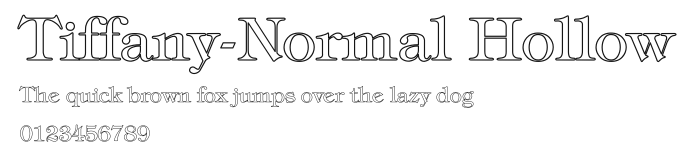 Tiffany-Normal Hollow Preview