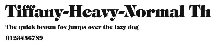 Tiffany-Heavy-Normal Th Preview