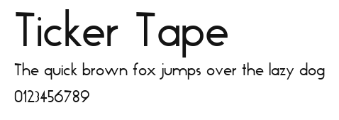 Ticker Tape Preview