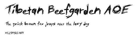 Tibetan Beefgarden AOE Preview