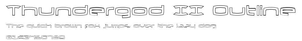 Thundergod II Outline Preview