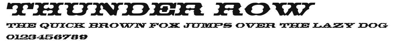 Thunder row Preview