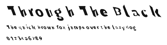 Through The Black Preview