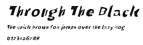 Through The Black Preview