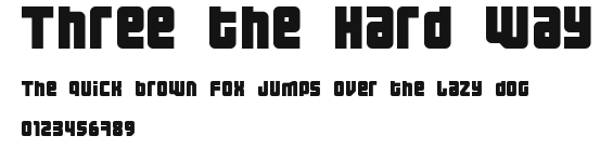 Three the Hard way Preview