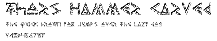 Thors Hammer Carved Preview