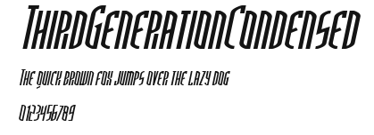 ThirdGenerationCondensed Preview