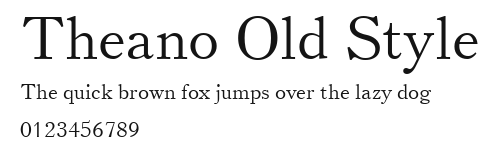 Theano Old Style Preview