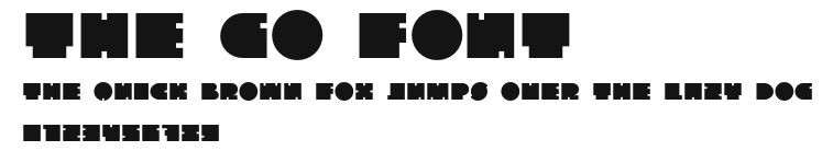 The Go Font Preview