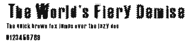 The World's Fiery Demise Preview