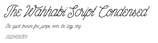 The Wahhabi Script Condensed Preview
