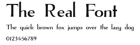 The Real Font Preview