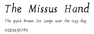 The Missus Hand Preview