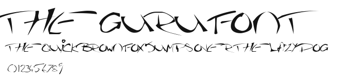 The Guru Font Preview