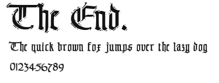 The End. Preview