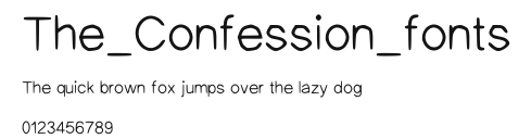 The_Confession_fonts Preview
