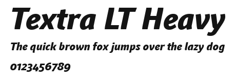 Textra LT Heavy Preview
