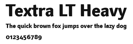 Textra LT Heavy Preview