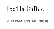 Text In Gothic Preview