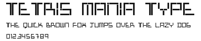Tetris Mania Type Preview