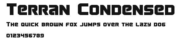 Terran Condensed Preview
