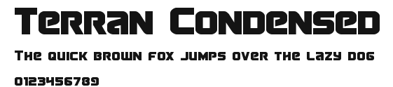 Terran Condensed Preview