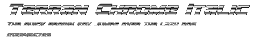 Terran Chrome Italic Preview