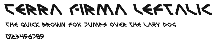 Terra Firma Leftalic Preview