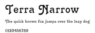 Terra Narrow Preview