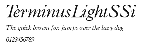 TerminusLightSSi Preview