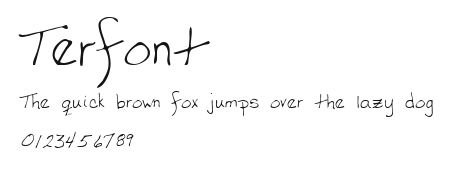 Terfont Preview