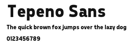 Tepeno Sans Preview
