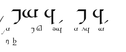 Tengwar Quenya-A Preview