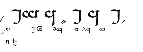 Tengwar Sindarin-A Preview